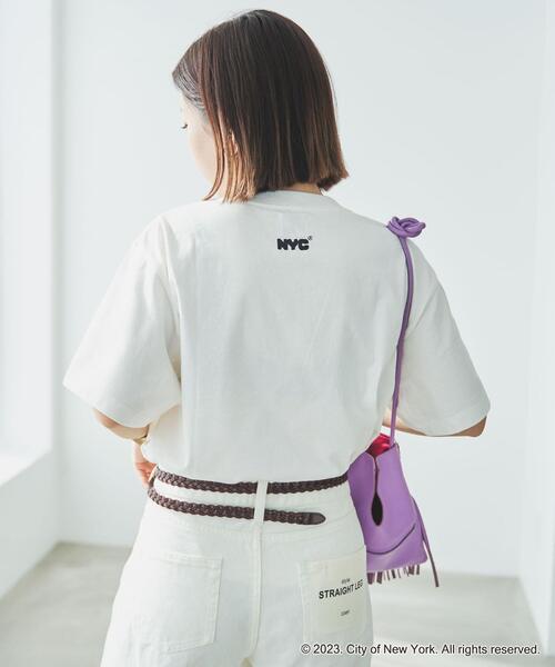 coen(コーエン)の「NYC別注ロゴプリントTシャツ(Tシャツ/カットソー・レディース・ホワイト/ベージュ/ダークグレー・M/L)」の8枚目の写真