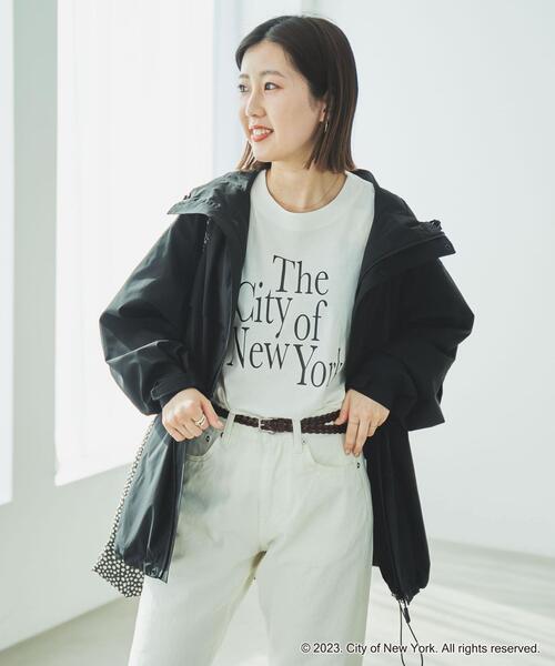 coen(コーエン)の「NYC別注ロゴプリントTシャツ(Tシャツ/カットソー・レディース・ホワイト/ベージュ/ダークグレー・M/L)」の10枚目の写真
