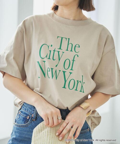 coen(コーエン)の「NYC別注ロゴプリントTシャツ(Tシャツ/カットソー・レディース・ホワイト/ベージュ/ダークグレー・M/L)」の17枚目の写真