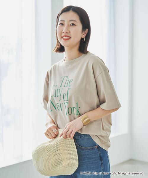 coen(コーエン)の「NYC別注ロゴプリントTシャツ(Tシャツ/カットソー・レディース・ホワイト/ベージュ/ダークグレー・M/L)」の21枚目の写真