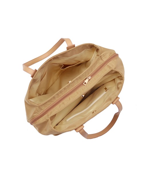 COLDE （コルデ）の「【COLDE】3部屋仕切り付き◎ボストンバッグ 3231-804-1（ボストンバッグ・レディース・ブラック/ベージュ/カーキ・FREE）」の15枚目の写真