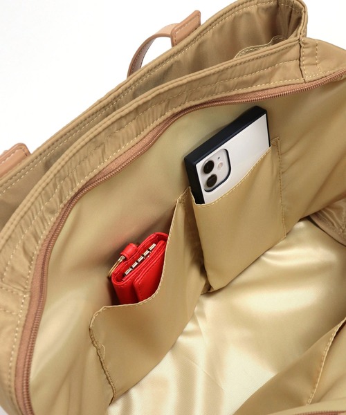 COLDE （コルデ）の「【COLDE】3部屋仕切り付き◎ボストンバッグ 3231-804-1（ボストンバッグ・レディース・ブラック/ベージュ/カーキ・FREE）」の17枚目の写真