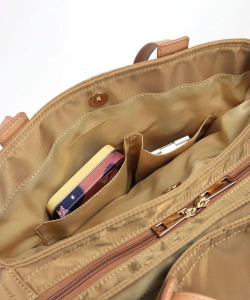 COLDE （コルデ）の「【COLDE】3部屋仕切り付き◎ボストンバッグ 3231-804-1（ボストンバッグ・レディース・ブラック/ベージュ/カーキ・FREE）」の21枚目の写真