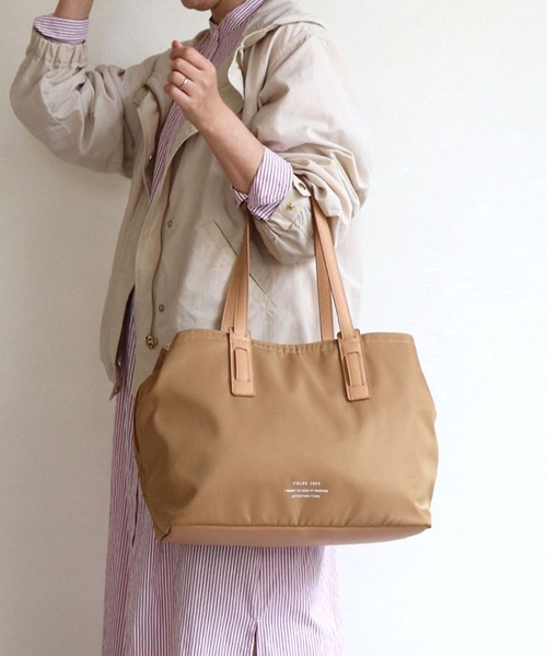 COLDE （コルデ）の「【COLDE】3部屋仕切り付き◎ボストンバッグ 3231-804-1（ボストンバッグ・レディース・ブラック/ベージュ/カーキ・FREE）」の10枚目の写真