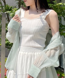 ニットテレコタンク