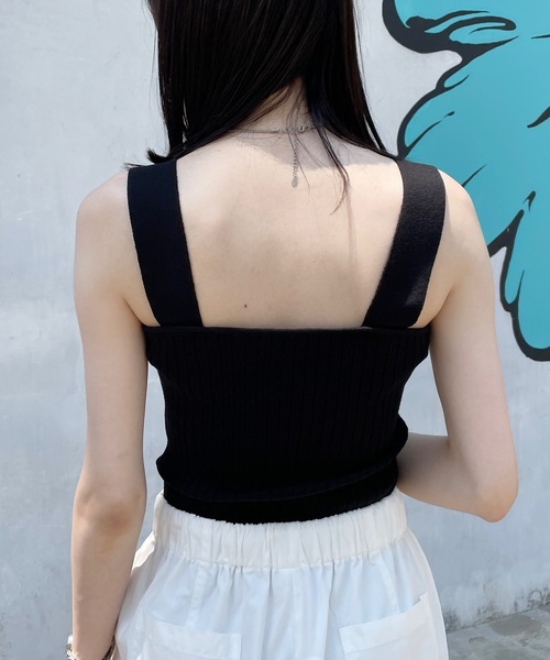 one way（ワンウェイ）の「ニットテレコタンク（タンクトップ・レディース・イエロー/ブラック/ブルー/ホワイト・FREE）」の15枚目の写真