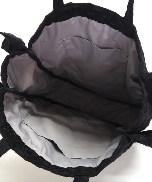 Casselini（キャセリーニ）の「Casselini(キャセリーニ)ラウンドフリルバッグ（トートバッグ・レディース・ブラック/ラベンダー/イエロー/チェック/ホワイト・FREE）」の10枚目の写真