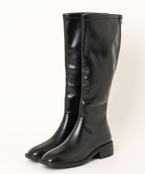 moment+（モーメントプラス）の「ストレッチロングブーツ（ブーツ・レディース・ブラック・L/S/LL/M）」の17枚目の写真