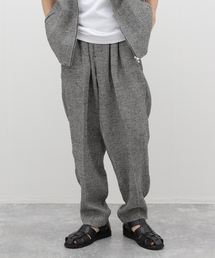 【saby / サバイ】TWEED TAPERED EASY PANTS
