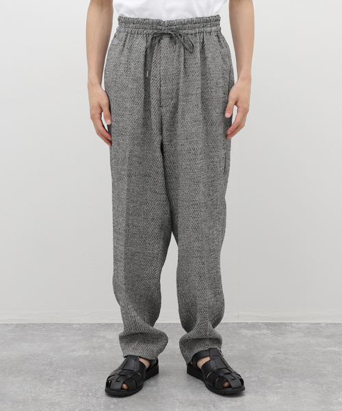 saby（サバイ）の「【saby / サバイ】TWEED TAPERED EASY PANTS（スラックス・メンズ・ブラック・3）」の9枚目の写真