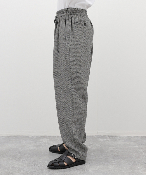 saby（サバイ）の「【saby / サバイ】TWEED TAPERED EASY PANTS（スラックス・メンズ・ブラック・3）」の10枚目の写真