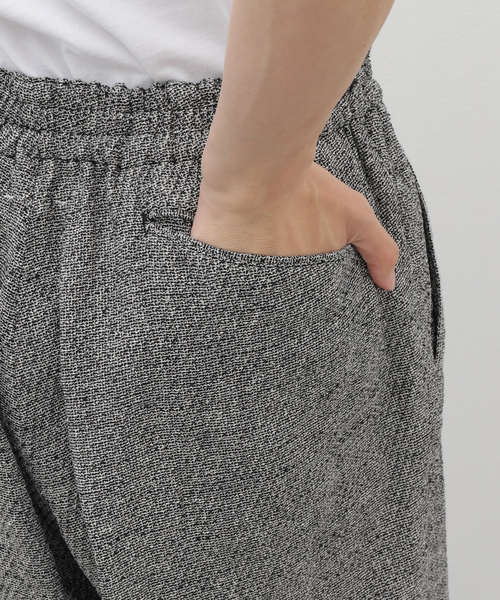 saby（サバイ）の「【saby / サバイ】TWEED TAPERED EASY PANTS（スラックス・メンズ・ブラック・3）」の14枚目の写真