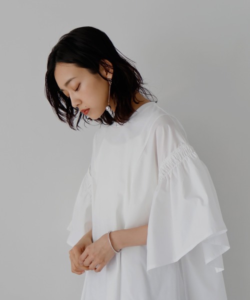 hellam(へラム)の「バイカラー ボールピアス(ピアス(両耳用)・レディース・シルバー・FREE)」の4枚目の写真