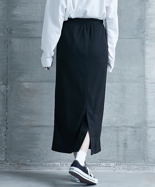 GEVS.（ジェイヴィス）の「＜大きいサイズ＞ レギンス付カットソータイトスカート GEVS.（スカート・レディース・ブラック・L/LL/3L/4L/5L）」の20枚目の写真