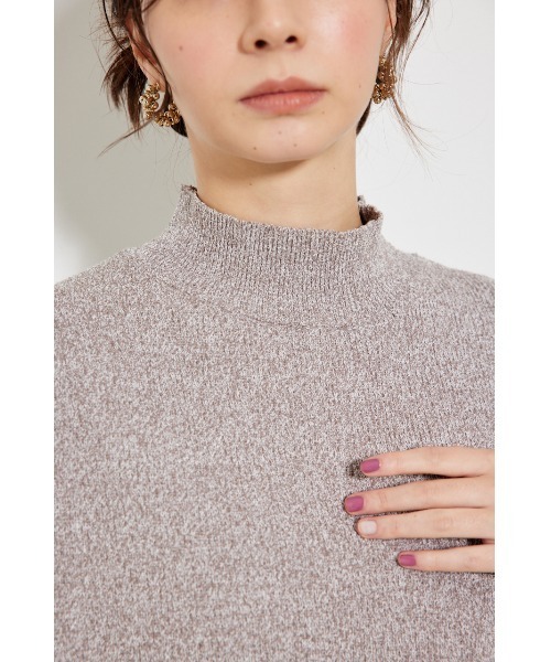 rienda（リエンダ）の「タックショルダーニットトップス 春服 秋服 ノースリーブトップス（ニット/セーター・レディース・ブラック/ブルー/ベージュ・FREE）」の15枚目の写真