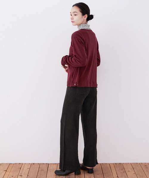 Fashion Letter(ファッションレター)の「【M-5L】ニットフレアパンツ(その他パンツ・レディース・ベージュ/ネイビー/ブラック・M~L/LL~3L/4L~5L)」の7枚目の写真