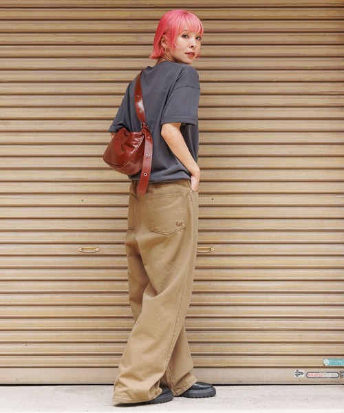 PBLIM(ページボーイリム)の「PBLIM/ステッチタックワイドパンツ(その他パンツ・レディース・ブラック/ベージュ/ブルー系その他/ボルドー・MEDIUM/LARGE)」の17枚目の写真