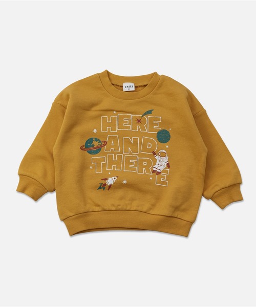 chil2(チルツー)の「コットン100% プリントトレーナー(Tシャツ/カットソー・キッズ・C/A/P/N/D/K/F/O/B/E/G/L/J/M/I/H・80cm/90cm/100cm/110cm/120cm/130cm/140cm)」の7枚目の写真