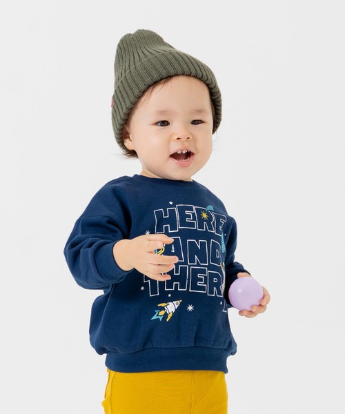 chil2(チルツー)の「コットン100% プリントトレーナー(Tシャツ/カットソー・キッズ・C/A/P/N/D/K/F/O/B/E/G/L/J/M/I/H・80cm/90cm/100cm/110cm/120cm/130cm/140cm)」の8枚目の写真