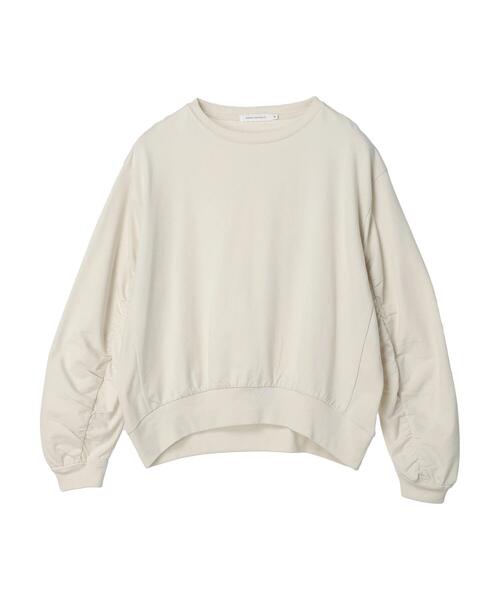 AMERICAN HOLIC（アメリカンホリック）の「ミニ裏毛袖ボリュームカットプルオーバー（Tシャツ/カットソー・レディース・その他7/ブラック/ホワイト・L/M）」の16枚目の写真