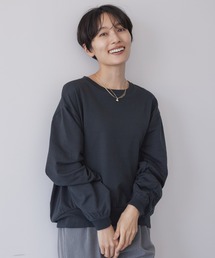 AMERICAN HOLIC | ミニ裏毛袖ボリュームカットプルオーバー(Tシャツ/カットソー)