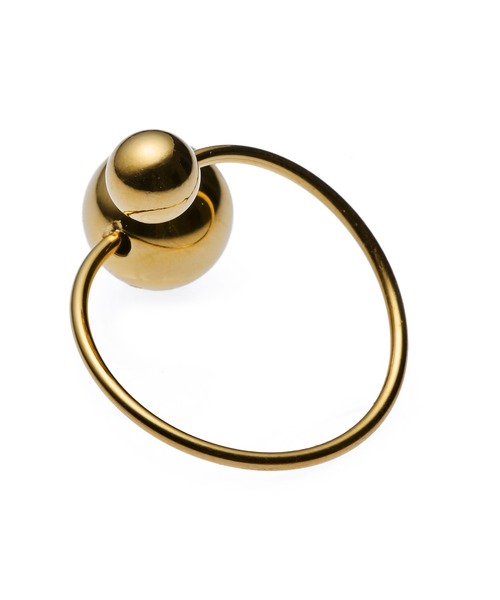 CENE（セネ）の「【CENE】セネ/ダブルボールリング（リング・レディース・ピンクゴールド/ゴールド/シルバー・#9/#11/#13）」の8枚目の写真