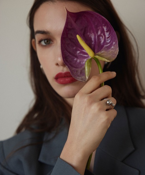 CENE（セネ）の「【CENE】セネ/ダブルボールリング（リング・レディース・ピンクゴールド/ゴールド/シルバー・#9/#11/#13）」の11枚目の写真