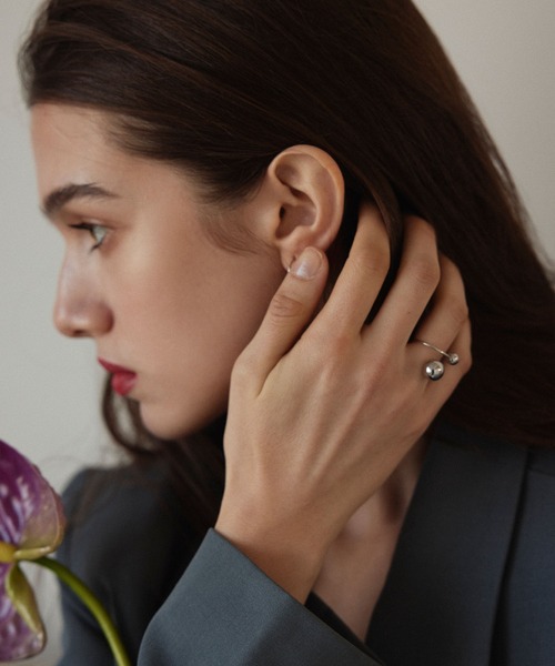 CENE（セネ）の「【CENE】セネ/ダブルボールリング（リング・レディース・ピンクゴールド/ゴールド/シルバー・#9/#11/#13）」の13枚目の写真