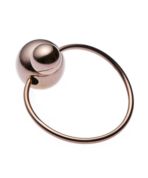 CENE（セネ）の「【CENE】セネ/ダブルボールリング（リング・レディース・ピンクゴールド/ゴールド/シルバー・#9/#11/#13）」の21枚目の写真