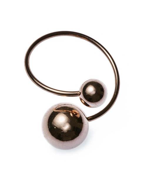 CENE（セネ）の「【CENE】セネ/ダブルボールリング（リング・レディース・ピンクゴールド/ゴールド/シルバー・#9/#11/#13）」の20枚目の写真