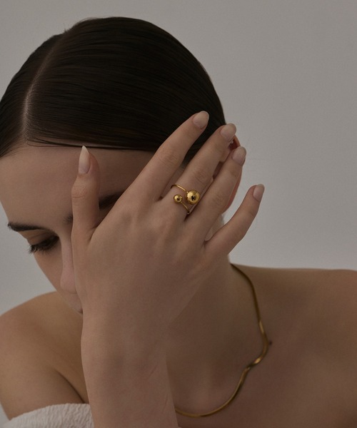 CENE】セネ/ダブルボールリング（リング）｜CENE（セネ）の