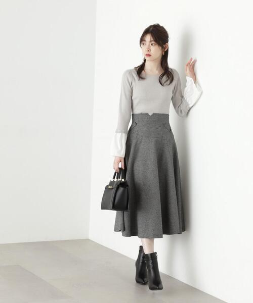 PROPORTION BODY DRESSING（プロポーションボディドレッシング）の「フレアスリーブニット / 1213270921（ニット/セーター・レディース・グレー/ブラック/ボルドー・SMALL/MEDIUM）」の18枚目の写真