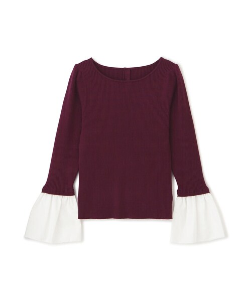 PROPORTION BODY DRESSING（プロポーションボディドレッシング）の「フレアスリーブニット / 1213270921（ニット/セーター・レディース・グレー/ブラック/ボルドー・SMALL/MEDIUM）」の20枚目の写真