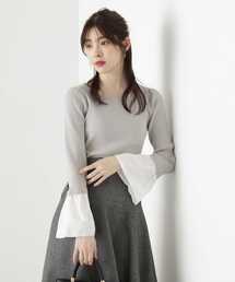 PROPORTION BODY DRESSING | フレアスリーブニット / 1213270921(ニット/セーター)