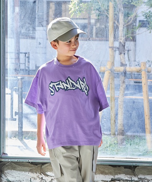 PAIRMANON STREET（ペアマノンストリート）の「【PAIRMANON STREET】【プレミアムコットン100】【かぞくおそろい】選べるデザインユニセックスTシャツ（Tシャツ/カットソー・キッズ・ブラック系その他5/ホワイト系その他4/ホワイト系その他2/グリーン系その他2/ブルー系その他4/ベージュ系その他/ブラック系その他/グリーン系その他/ホワイト系その他/オレンジ/ブラック系その他3/ブラック系その他4/パープル系その他/レッド系その他/ブルー系その他2/ブラック系その他2/ブルー系その他3・140/120/80/90/130/110/150/100）」の15枚目の写真