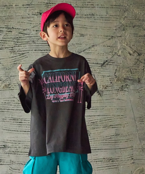 PAIRMANON STREET（ペアマノンストリート）の「【PAIRMANON STREET】【プレミアムコットン100】【かぞくおそろい】選べるデザインユニセックスTシャツ（Tシャツ/カットソー・キッズ・ブラック系その他5/ホワイト系その他4/ホワイト系その他2/グリーン系その他2/ブルー系その他4/ベージュ系その他/ブラック系その他/グリーン系その他/ホワイト系その他/オレンジ/ブラック系その他3/ブラック系その他4/パープル系その他/レッド系その他/ブルー系その他2/ブラック系その他2/ブルー系その他3・140/120/80/90/130/110/150/100）」の7枚目の写真