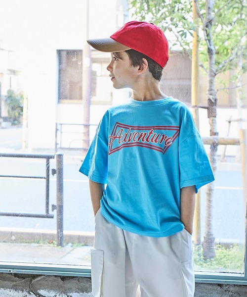 PAIRMANON STREET（ペアマノンストリート）の「【PAIRMANON STREET】【プレミアムコットン100】【かぞくおそろい】選べるデザインユニセックスTシャツ（Tシャツ/カットソー・キッズ・ブラック系その他5/ホワイト系その他4/ホワイト系その他2/グリーン系その他2/ブルー系その他4/ベージュ系その他/ブラック系その他/グリーン系その他/ホワイト系その他/オレンジ/ブラック系その他3/ブラック系その他4/パープル系その他/レッド系その他/ブルー系その他2/ブラック系その他2/ブルー系その他3・140/120/80/90/130/110/150/100）」の12枚目の写真