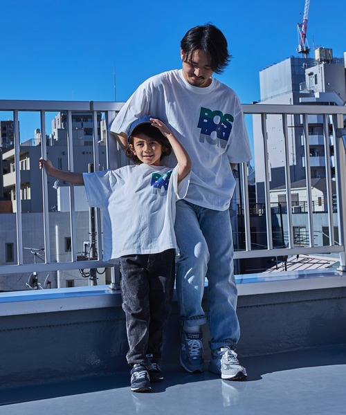 PAIRMANON STREET（ペアマノンストリート）の「【PAIRMANON STREET】【プレミアムコットン100】【かぞくおそろい】選べるデザインユニセックスTシャツ（Tシャツ/カットソー・キッズ・ブラック系その他5/ホワイト系その他4/ホワイト系その他2/グリーン系その他2/ブルー系その他4/ベージュ系その他/ブラック系その他/グリーン系その他/ホワイト系その他/オレンジ/ブラック系その他3/ブラック系その他4/パープル系その他/レッド系その他/ブルー系その他2/ブラック系その他2/ブルー系その他3・140/120/80/90/130/110/150/100）」の21枚目の写真