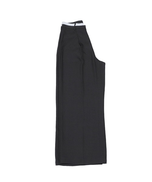 reca（レカ）の「ウエストデザインスラックスパンツ（スラックス・レディース・ライトグレー/ブラック・M/L）」の12枚目の写真