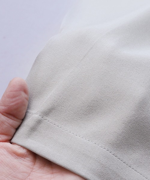 reca（レカ）の「ウエストデザインスラックスパンツ（スラックス・レディース・ライトグレー/ブラック・M/L）」の15枚目の写真