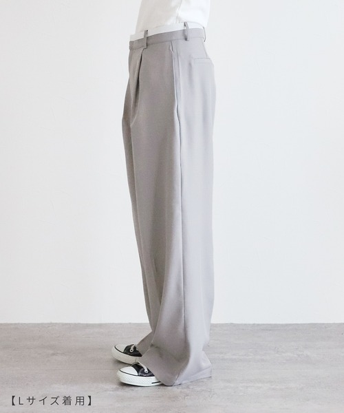 reca（レカ）の「ウエストデザインスラックスパンツ（スラックス・レディース・ライトグレー/ブラック・M/L）」の20枚目の写真