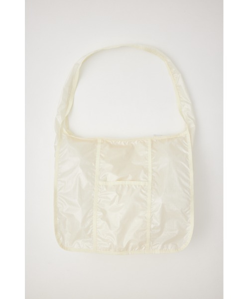 SLY(スライ)の「NYLON CROSS BAG ナイロン クロス バッグ(ショルダーバッグ・レディース・アイボリー/ブラック/ライトブルー・FREE)」の4枚目の写真