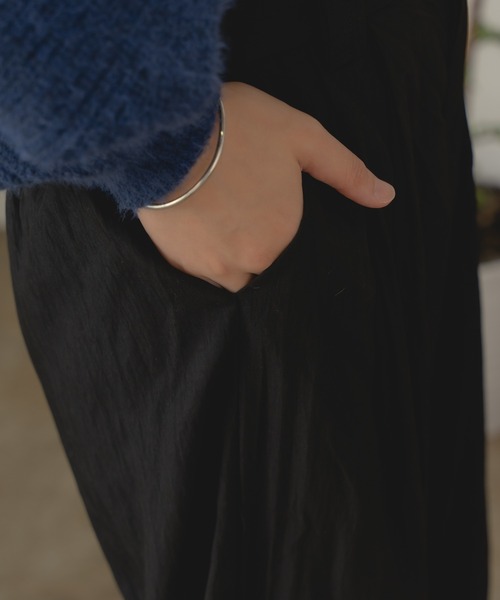 AO2（アオズ）の「Two-Tuck Slacks / 2タックスラックス（スラックス・レディース・ブラック/グレー/アイボリー・M/L）」の12枚目の写真