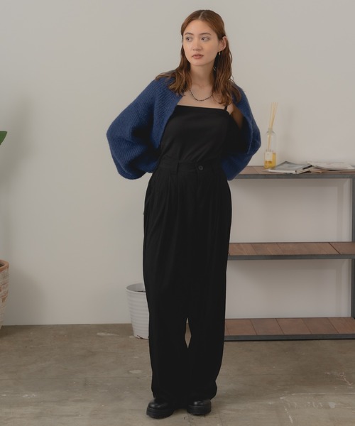 AO2（アオズ）の「Two-Tuck Slacks / 2タックスラックス（スラックス・レディース・ブラック/グレー/アイボリー・M/L）」の7枚目の写真