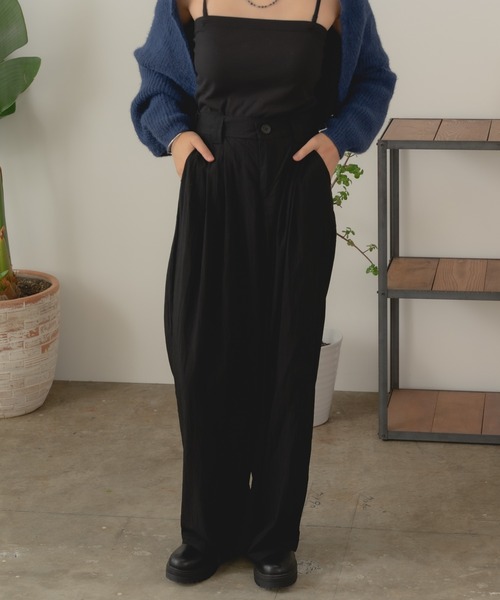 AO2（アオズ）の「Two-Tuck Slacks / 2タックスラックス（スラックス・レディース・ブラック/グレー/アイボリー・M/L）」の17枚目の写真