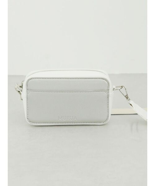 MURUA(ムルーア)の「2WAYベルトショルダーバッグ(ショルダーバッグ・レディース・シルバー/グリーン/ブラック・FREE)」の3枚目の写真