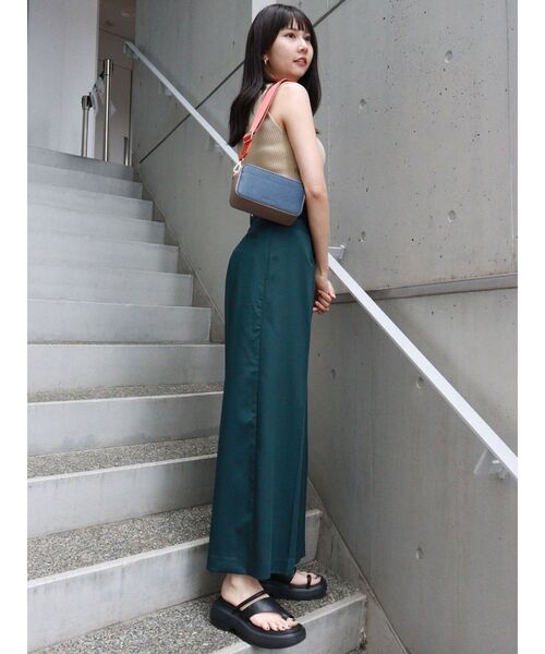 MURUA(ムルーア)の「2WAYベルトショルダーバッグ(ショルダーバッグ・レディース・シルバー/グリーン/ブラック・FREE)」の9枚目の写真