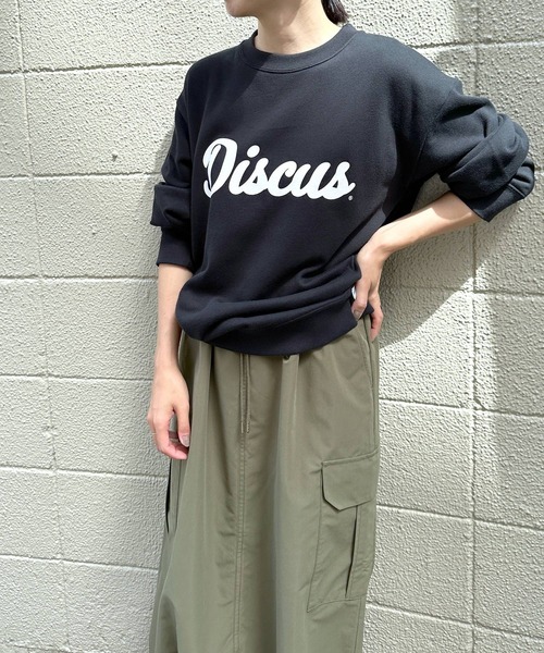 LEPSIM（レプシィム）の「【DISCUS／ディスカス】裏毛プリントプルオーバー　963736（スウェット・レディース・アイボリー/グリーン/ライトブルー/ネイビー/ライトグレー/イエロー/ブラック/オフホワイト・LARGE/MEDIUM）」の4枚目の写真