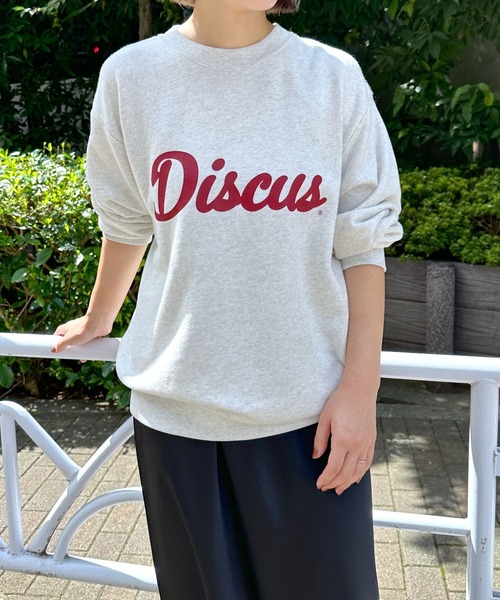 LEPSIM（レプシィム）の「【DISCUS／ディスカス】裏毛プリントプルオーバー　963736（スウェット・レディース・アイボリー/グリーン/ライトブルー/ネイビー/ライトグレー/イエロー/ブラック/オフホワイト・LARGE/MEDIUM）」の22枚目の写真