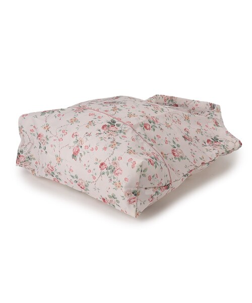 LAURA ASHLEY(ローラアシュレイ)の「マウントニー ガーデン柄 マイバッグ(エコバッグ/サブバッグ・レディース・ピンク系5/アイボリー系・00)」の8枚目の写真